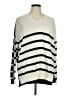 Long Tall Sally Stripes Ivory Pullover Sweater Size XL - photo 1