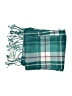 Lands' End Plaid Teal Scarf One size - photo 2