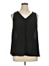 Apt. 9 100% Polyester Black Sleeveless Blouse Size XL - photo 1