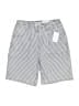 Westbound Stripes White Shorts Size 6 - photo 1