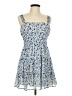 Trixxi 100% Polyester Floral Blue Casual Dress Size L - photo 1