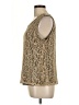 Alfani Tan Sleeveless Blouse Size L - photo 5