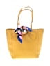 Anne Klein 100% Leather Solid Yellow Leather Tote One size - photo 1