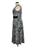 Perceptions 100% Polyester Animal Print Gray Cocktail Dress Size XL - photo 5