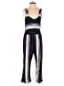 Caution to the Wind Stripes Black Blue Jumpsuit Size S (estimated) - photo 1