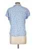Alexander Jordan 100% Rayon Polka Dots Blue Short Sleeve Blouse Size L - photo 2
