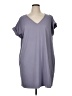 Entro Solid Gray Casual Dress Size XL - photo 1