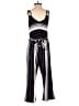 Caution to the Wind Stripes Black Blue Jumpsuit Size S (estimated) - photo 2