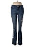 J.Jill Floral Blue Jeans Size 4 (tall) - photo 1