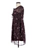 Mudd 100% Polyester Paisley Brown Casual Dress Size S - photo 5