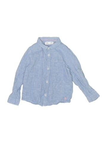 Zara Baby Long Sleeve Button-Down Shirt (view 1)