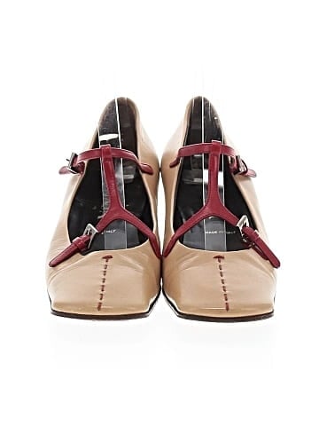 Prada Vintage Leather Block Heels (view 2)