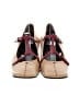 Prada 100% Leather Tan Vintage Leather Block Heels Size EU 36 1/2 - photo 2