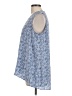 Fever 100% Polyester Blue Sleeveless Blouse Size L - photo 5