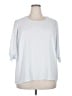1.State 100% Polyester Silver 3/4 Sleeve Top Size 2X - photo 1
