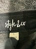 Style&Co Solid Black Active Pants Size L - photo 4