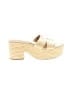 Wild Pair Ivory Wedges Size 8 1/2 - photo 1