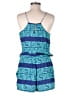 Alice & Trixie 100% Silk Graphic Blue Romper Size M - photo 2