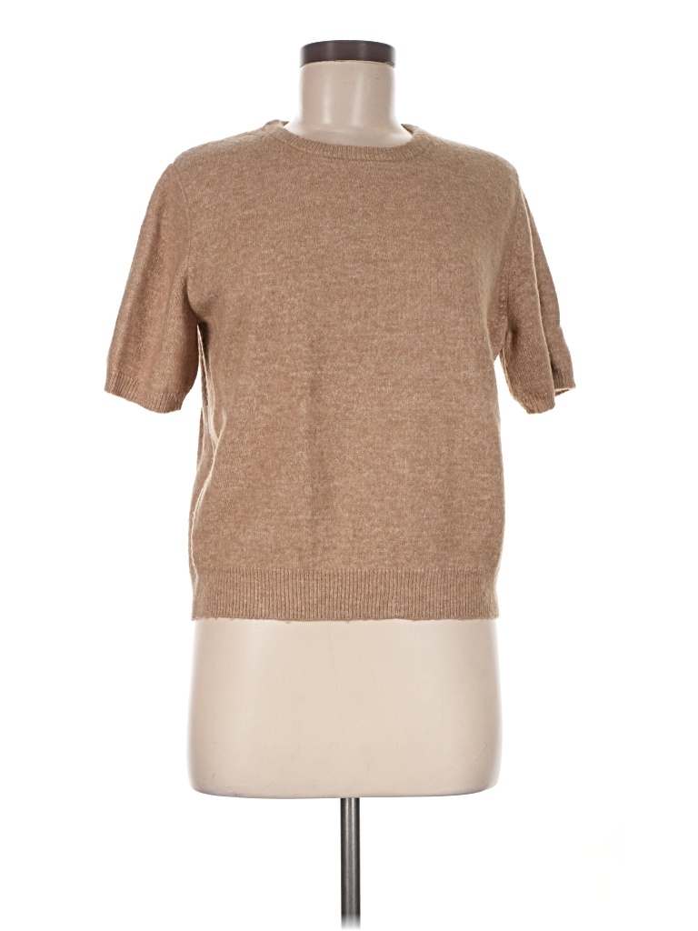 Pre-owned H&m Pullover Sweater In Tan