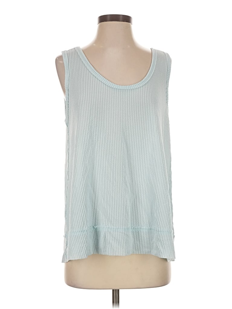 Aemi + Co Sleeveless T-shirt In Blue