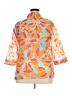 Allison Daley Tropical Orange 3/4 Sleeve Button-Down Shirt Size 3X (estimated) - photo 2
