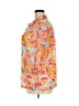 Allison Daley Tropical Orange 3/4 Sleeve Button-Down Shirt Size 3X (estimated) - photo 5