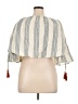 Tularosa 100% Cotton Ivory Short Sleeve Blouse Size XL - photo 2