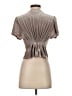 Urban Outfitters Silver Short Sleeve Top Size XS - photo 2