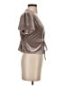 Urban Outfitters Silver Short Sleeve Top Size XS - photo 4