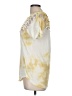 Isabel Marant 100% Cotton Tie-dye Yellow Short Sleeve Top Size EU (FR) 40 / US 8 - photo 5