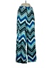 Kaktus Chevron-herringbone Blue Casual Pants Size S (estimated) - photo 1