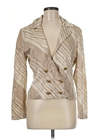 Adrianna Papell Silk Blazer (view 1)