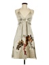 OC by OC Tropical Tan Cocktail Dress Size 6 - photo 1