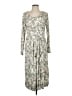 Peruvian Connection Gray Casual Dress Size L - photo 1