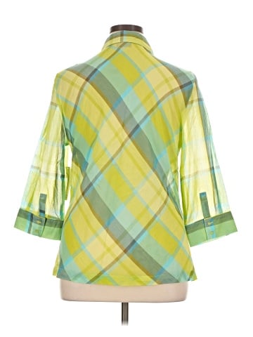 Valerie Stevens 3/4 Sleeve Button-Down Shirt (view 2)