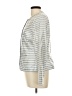 Kasper A.S.L. 100% Acetate Stripes Silver Blazer Size 12 - photo 5