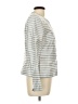 Kasper A.S.L. 100% Acetate Stripes Silver Blazer Size 12 - photo 4