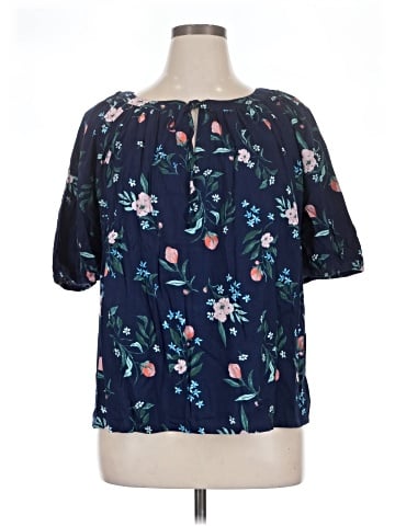 St. John's Bay Short Sleeve Blouse (view 1)