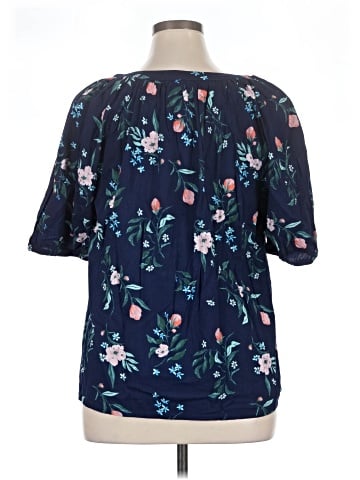 St. John's Bay Short Sleeve Blouse (view 2)