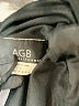 AGB 100% Polyester Solid Black Casual Skirt Size L - photo 4