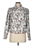 Alberto Makali 100% Polyester Floral Multi Color Silver Jacket Size M - photo 1