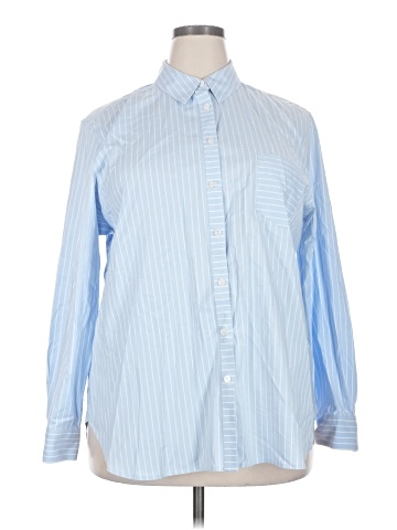 Foxcroft Long Sleeve Button-Down Shirt (view 1)