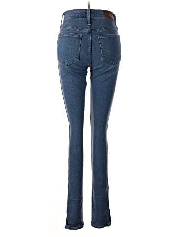 Madewell Tall 10" High-Rise Skinny Jeans in Dewitt Wash: Button-Front TENCEL&trade; Denim Edition (view 2)