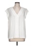 DR2 100% Polyester White Sleeveless Blouse Size L - photo 1