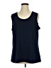 Susan Graver Blue Sleeveless Top Size XL - photo 1