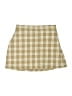 Hollister Plaid Checkered-gingham Gold Skort Size S - photo 1