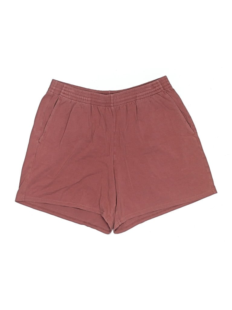 Pre-owned Skims Shorts In Burgundy