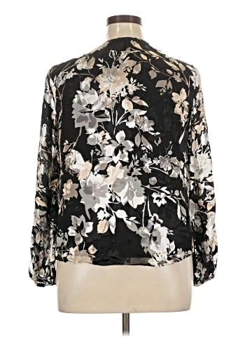 White House Black Market Long Sleeve Blouse (view 2)
