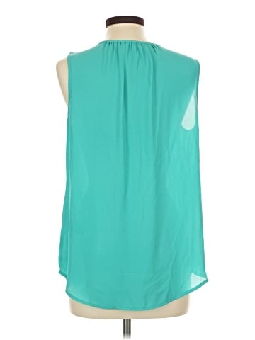 Rose + Olive Sleeveless Blouse (view 2)