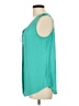 Rose + Olive 100% Polyester Teal Sleeveless Blouse Size L - photo 5